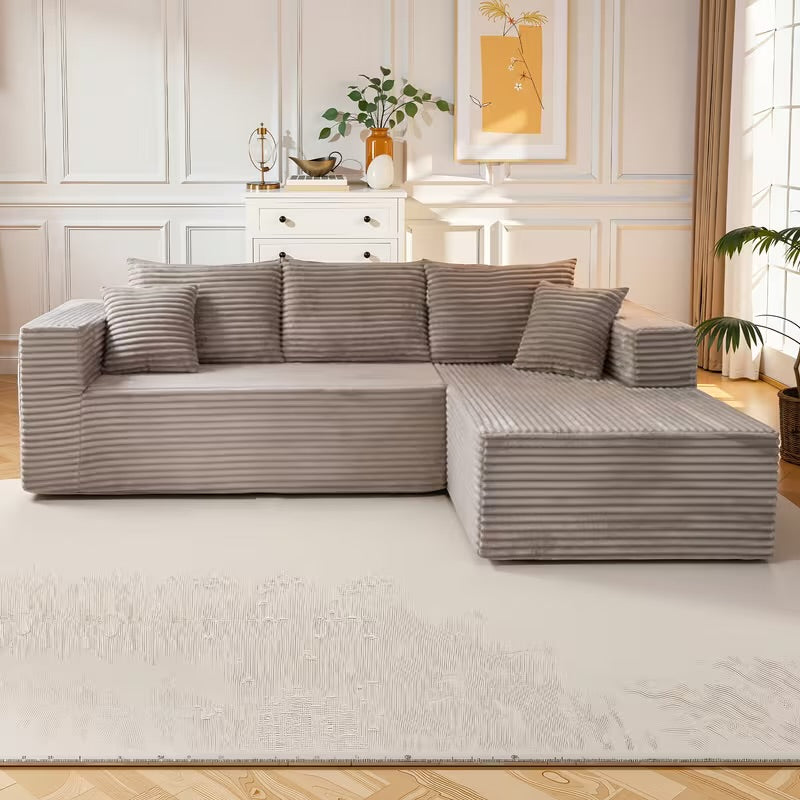 Cloud Sectional Couch With L-Shape Chaise