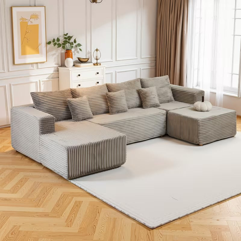 Cloud Sectional Couch With L-Shape Chaise