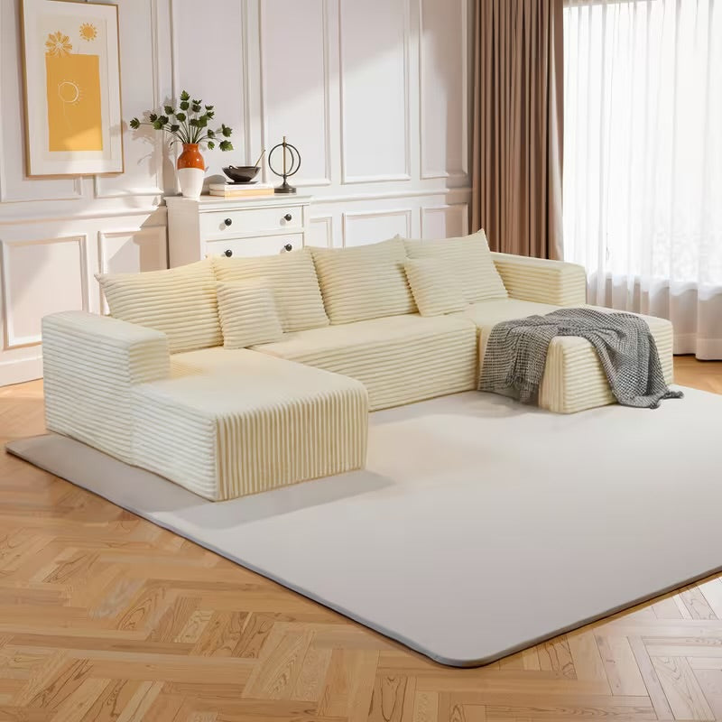 Cloud Sectional Couch With L-Shape Chaise